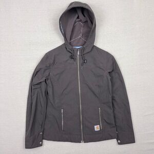 Women's Brown Hooded Jacket